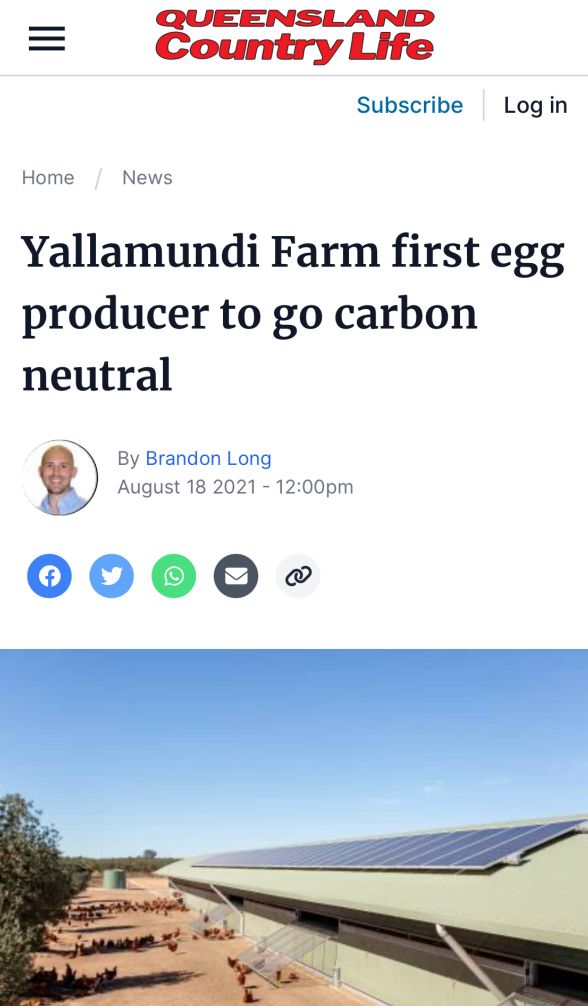 press article carbon neutral